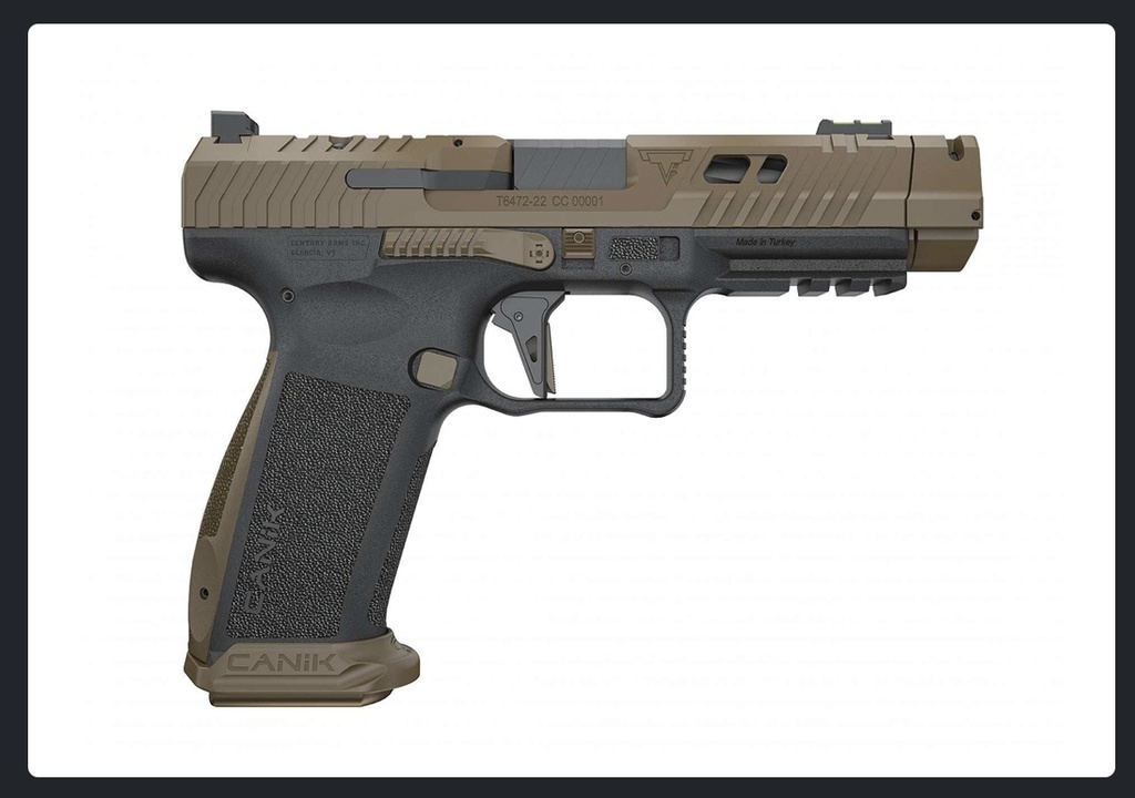 Pistol Canik TTi Combat Tan Steel 5" 9x19mm