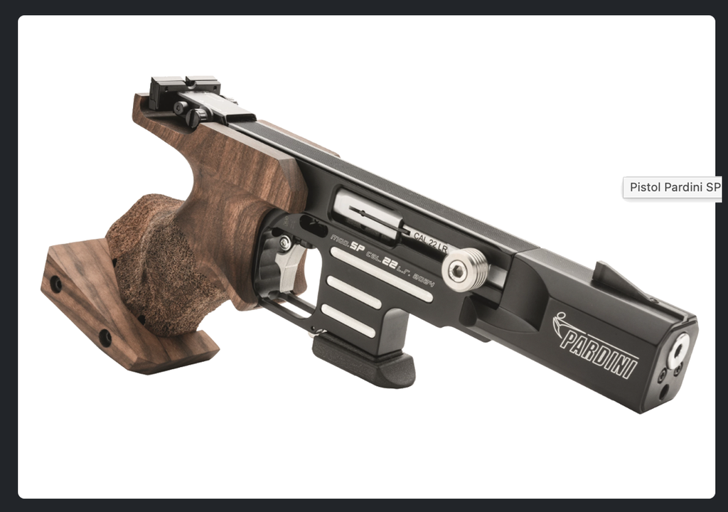 Pistol Pardini SP22 5" .22LR rinkkolv